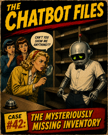 The Chatbot Files, Case No. 42: The Mysteriously Missing Inventory